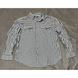 Club Room Men's L Plaid Long Sleeve Shirt